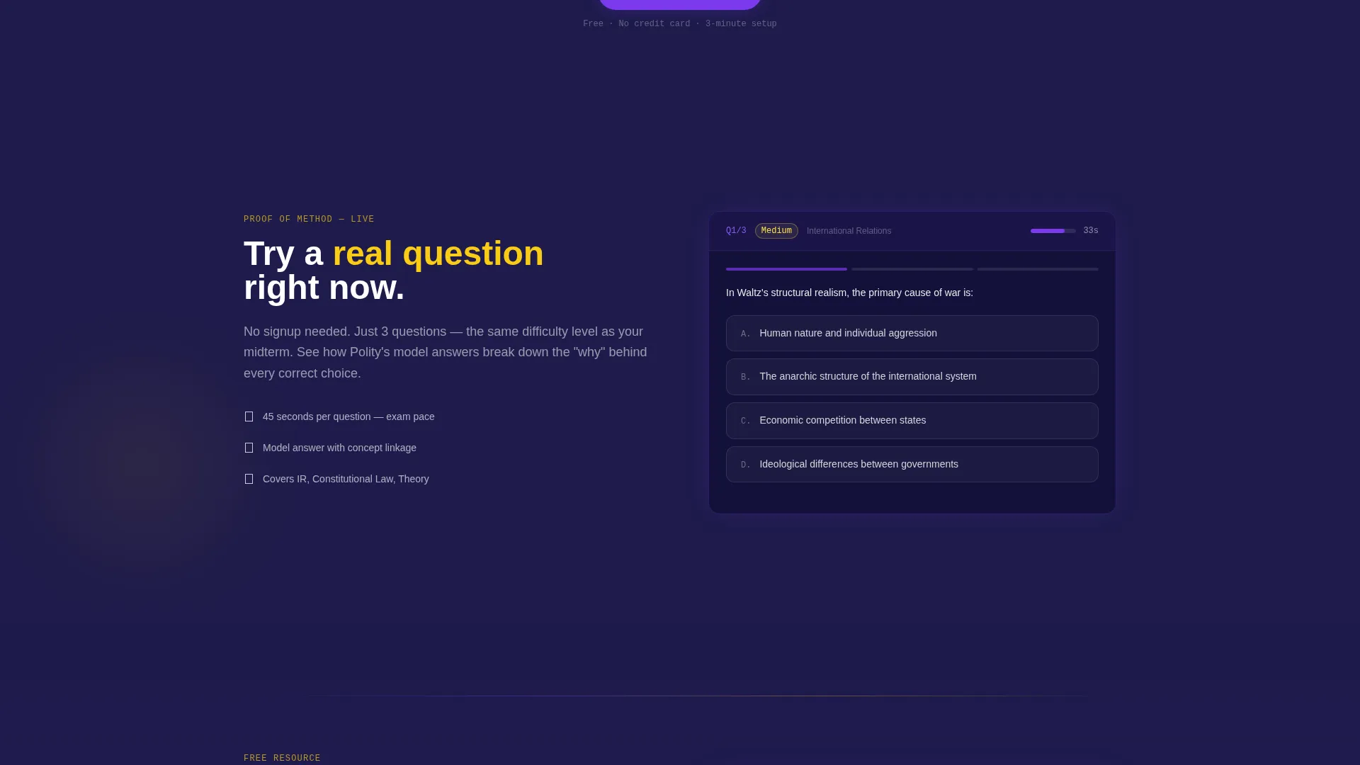Political Science Education Specialist Professional Website Template