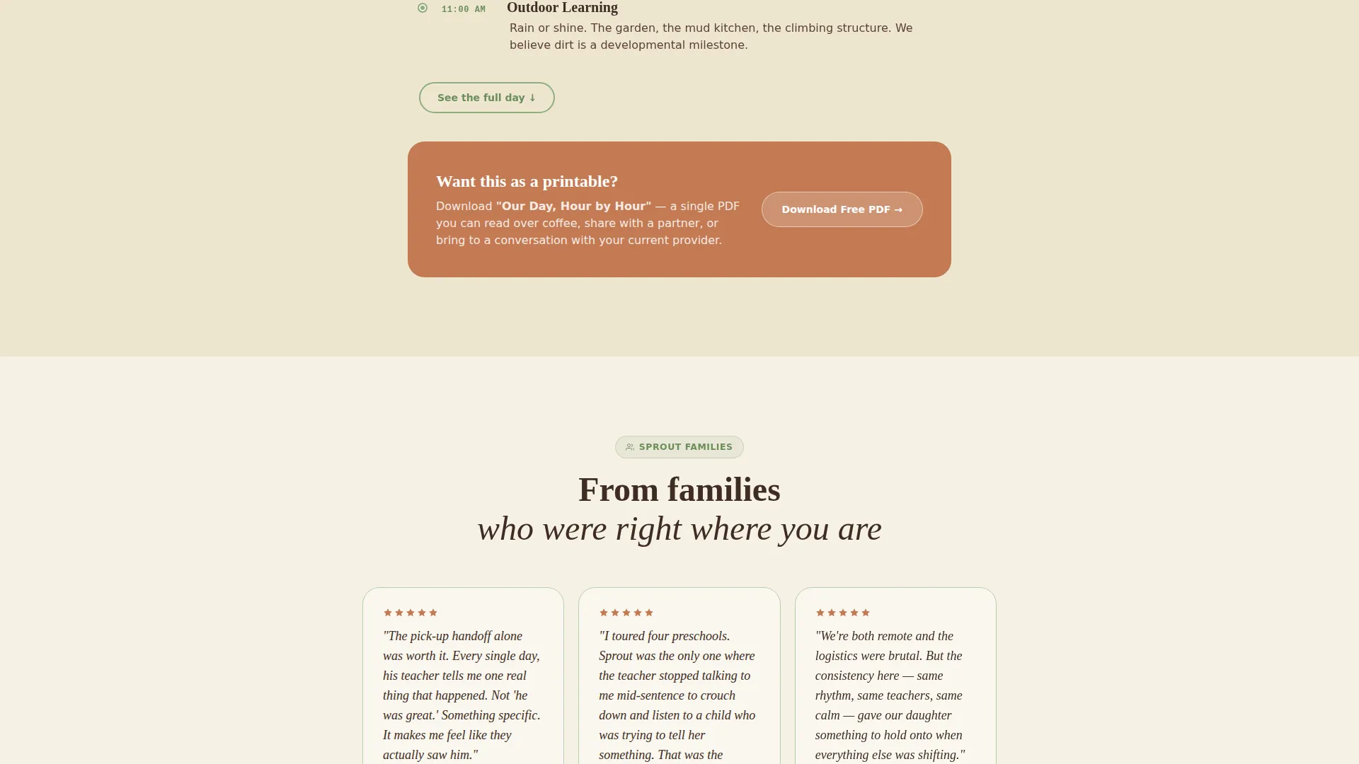 Preschool & Early Education Specialist Booking Website Template