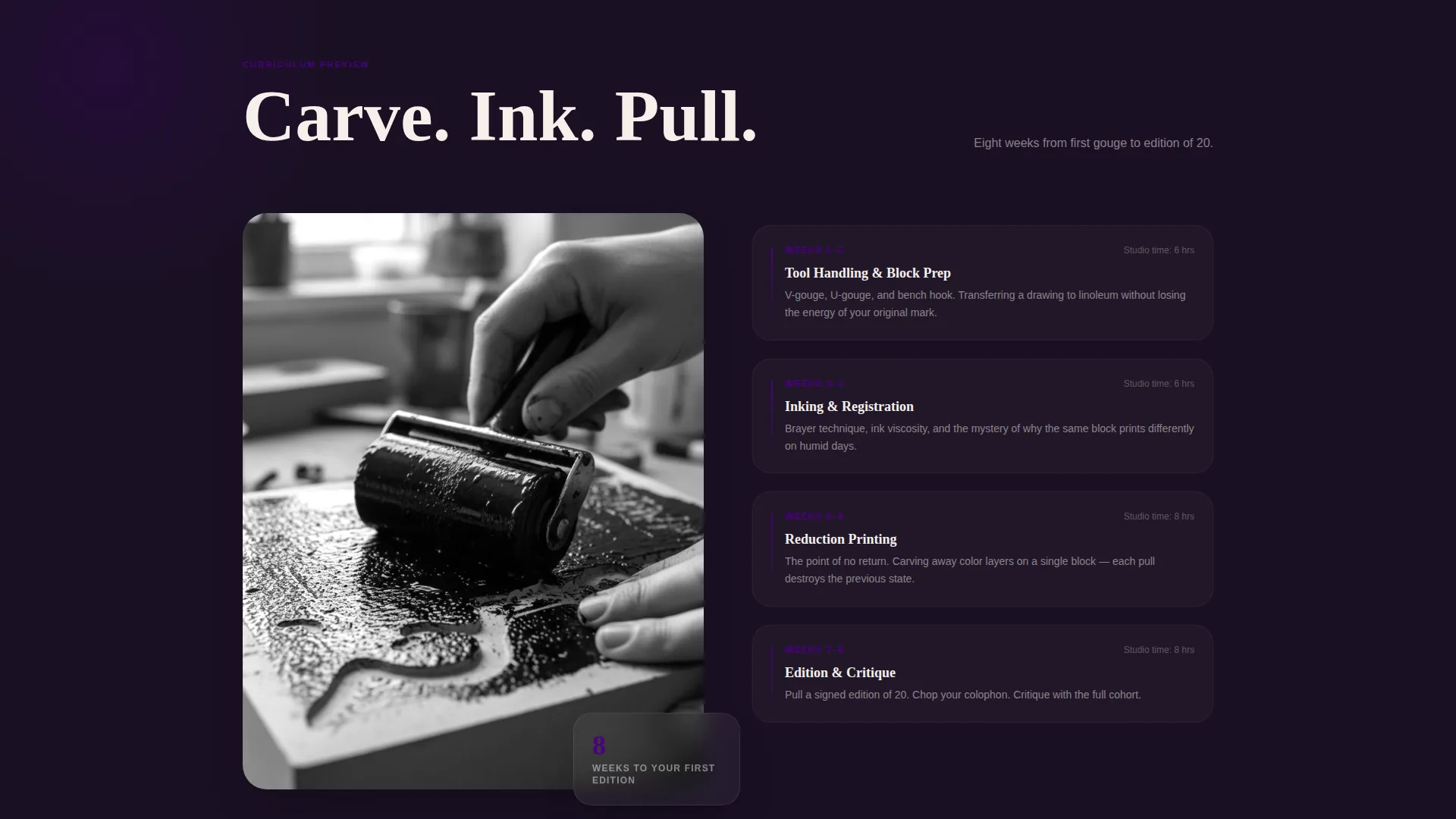 Art & Design School Specialist Professional Website Template