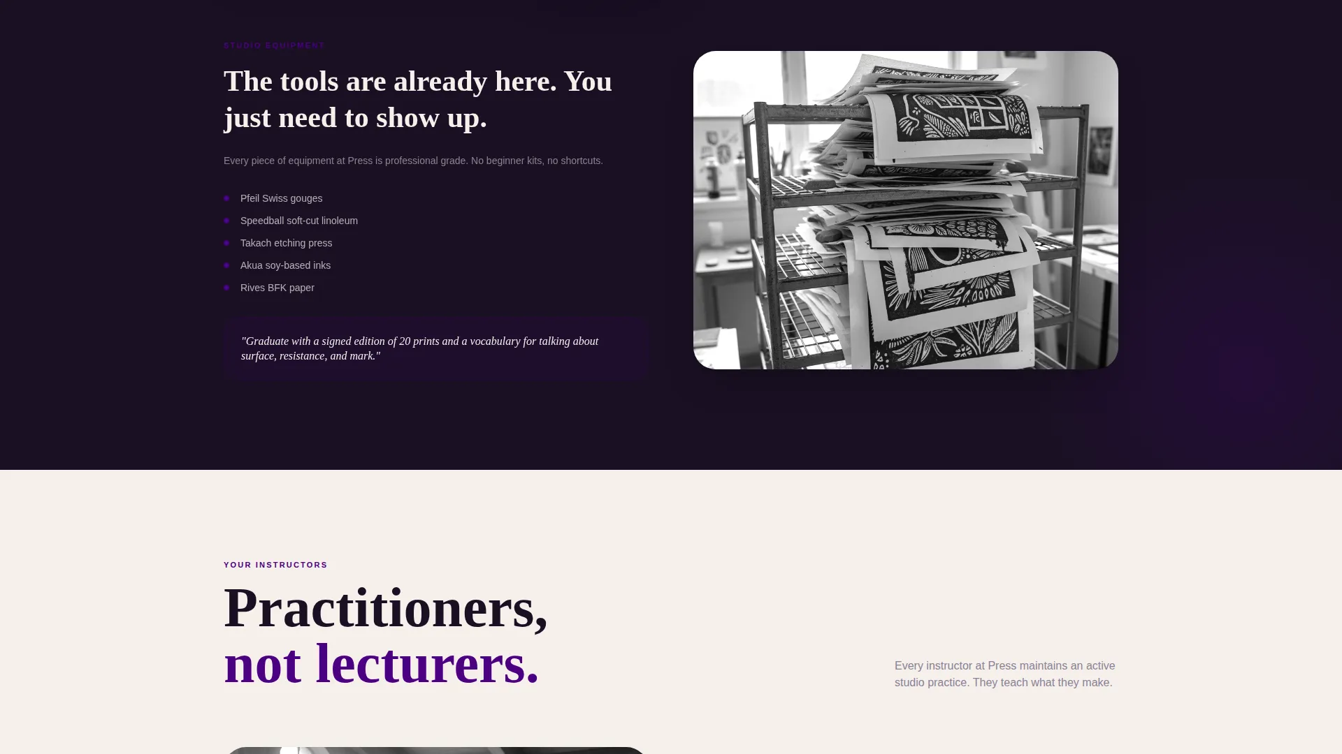 Art & Design School Specialist Professional Website Template
