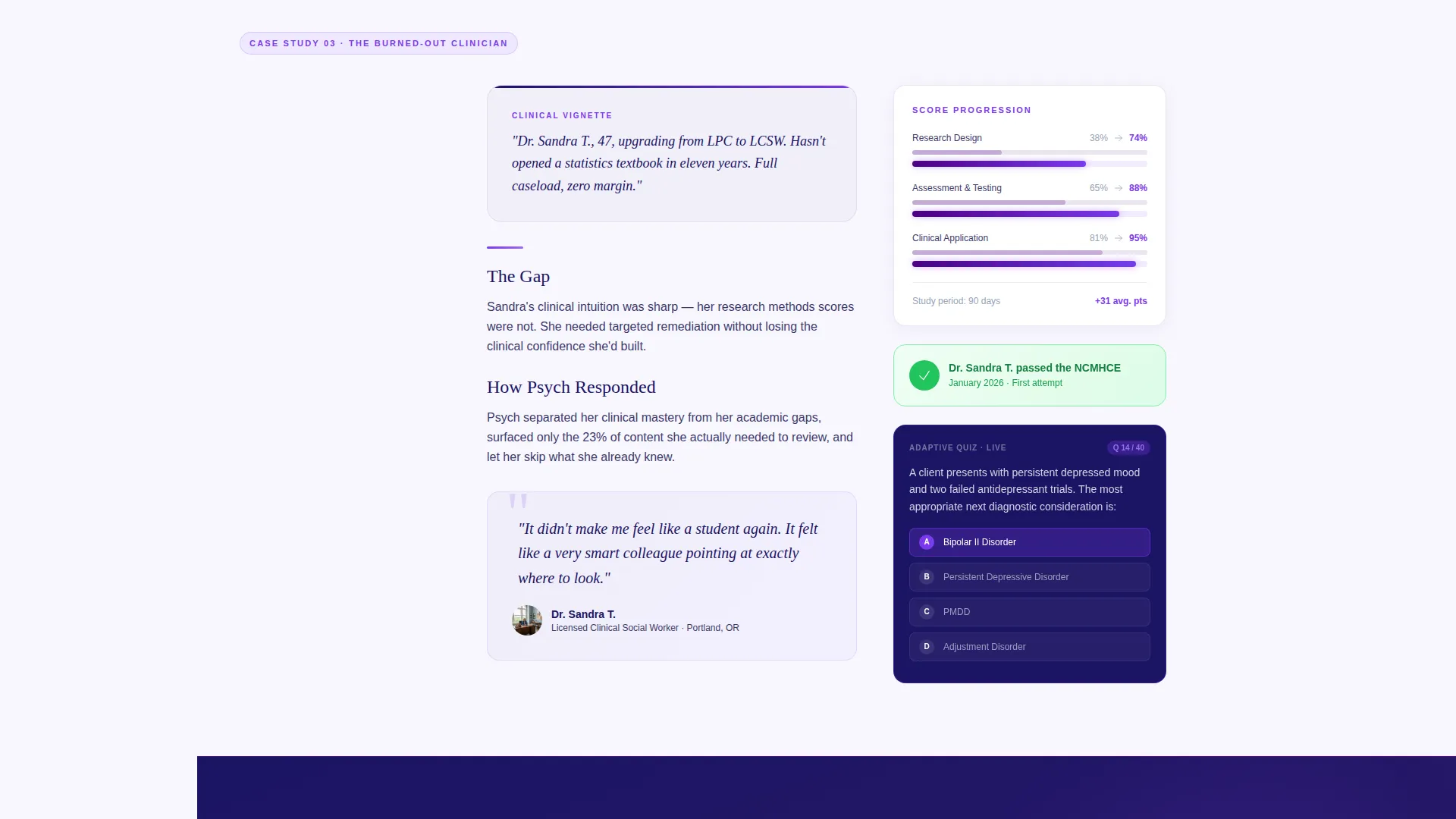 Psychology Education Professional Website Template