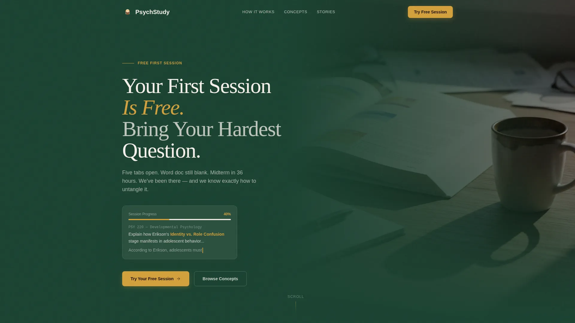 Psychology Education Complete Professional Website Template