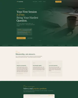 Psychology Education Complete Professional Website Template
