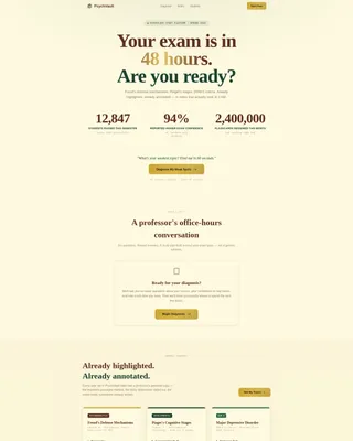 Psychology Education Advanced Professional Website Template