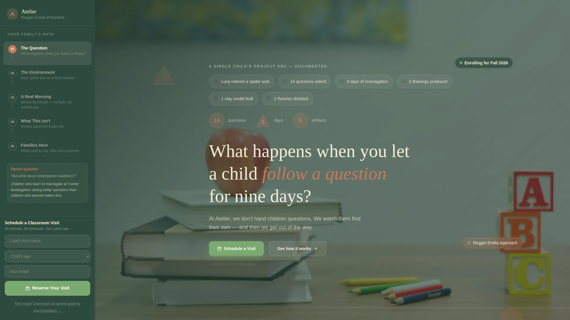 Preschool & Early Education Professional Website Template