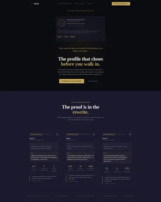 Consultant Career Specialist Portfolio Website Template