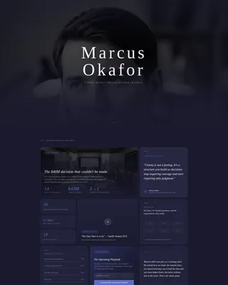 Consultant Career Professional Website Template