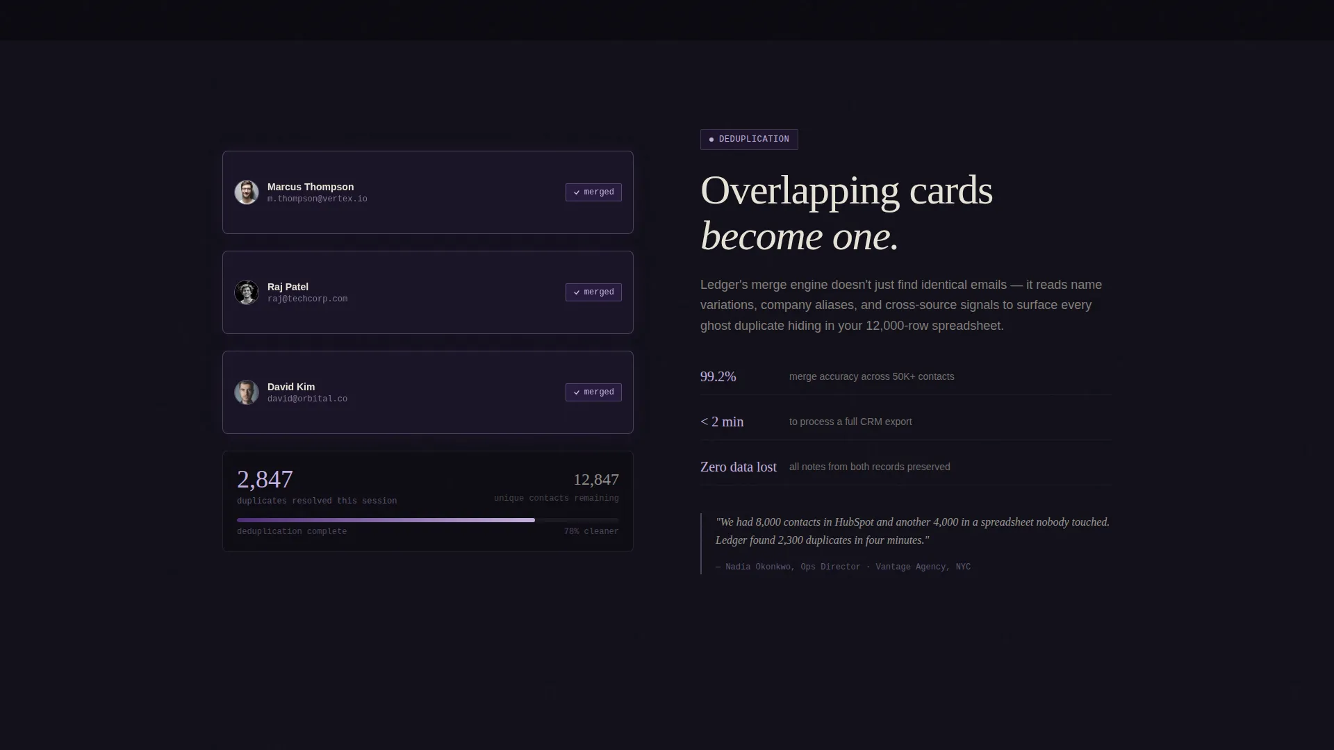 Personal CRM & Network Professional Website Template