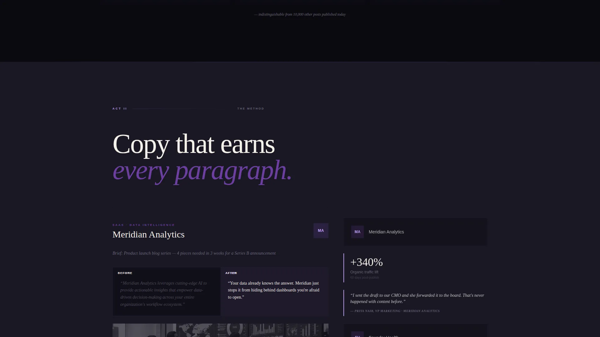 Content Writer Portfolio Directory Website Template