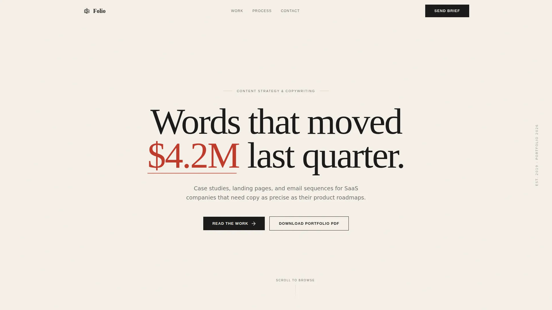 Content Writer Portfolio Complete Portfolio Website Template