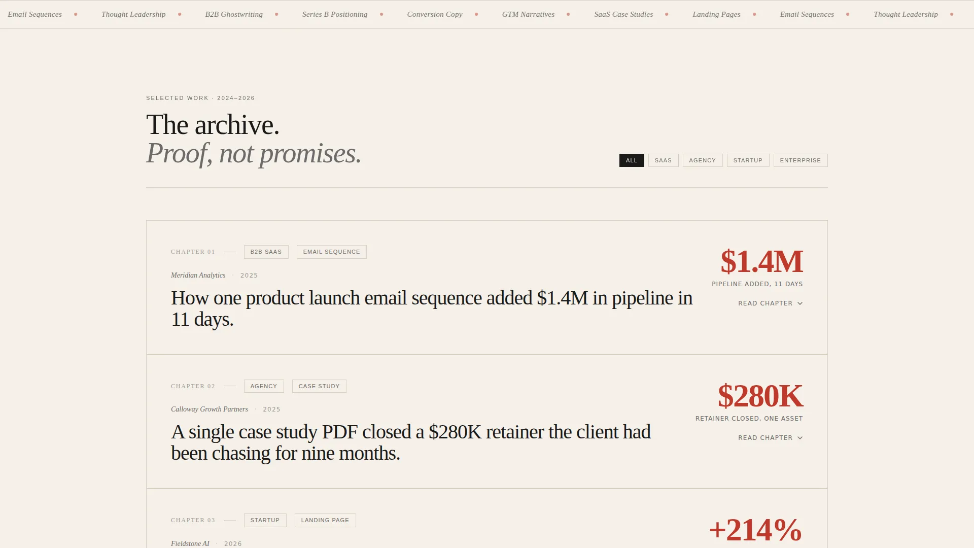 Content Writer Portfolio Complete Portfolio Website Template