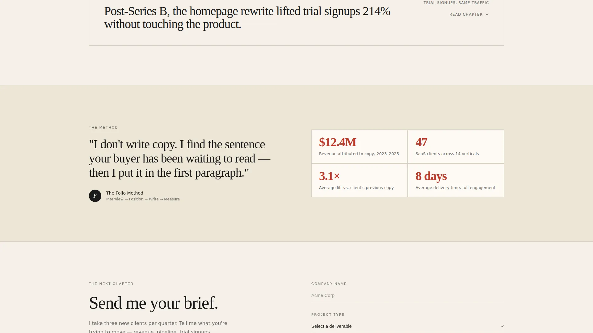 Content Writer Portfolio Complete Portfolio Website Template
