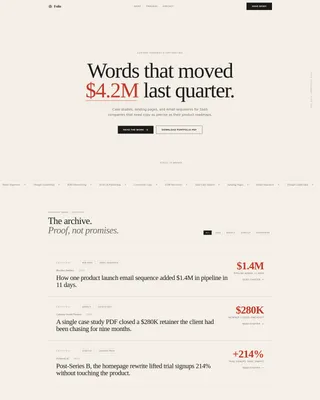 Content Writer Portfolio Complete Portfolio Website Template