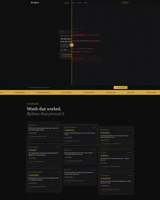 Content Writer Portfolio Specialist Portfolio Website Template