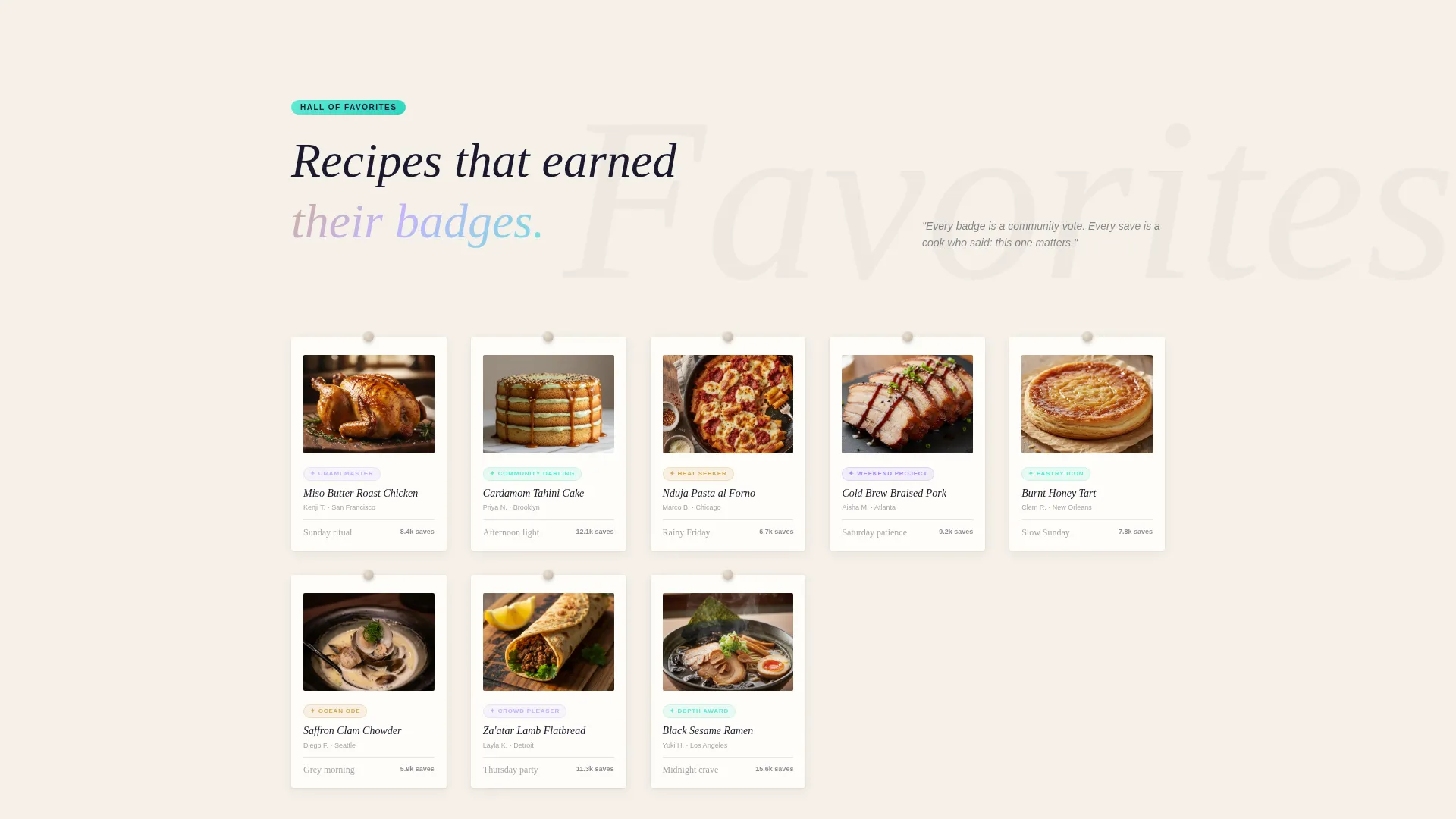 Side Project & Hobby Showcase Portfolio Website Template