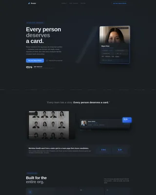 Digital Business Card Professional Website Template