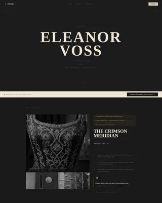 Costume Designer Portfolio Portfolio Website Template