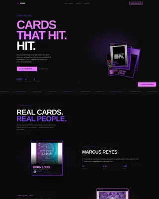 Digital Business Card Pre-Launch Website Template