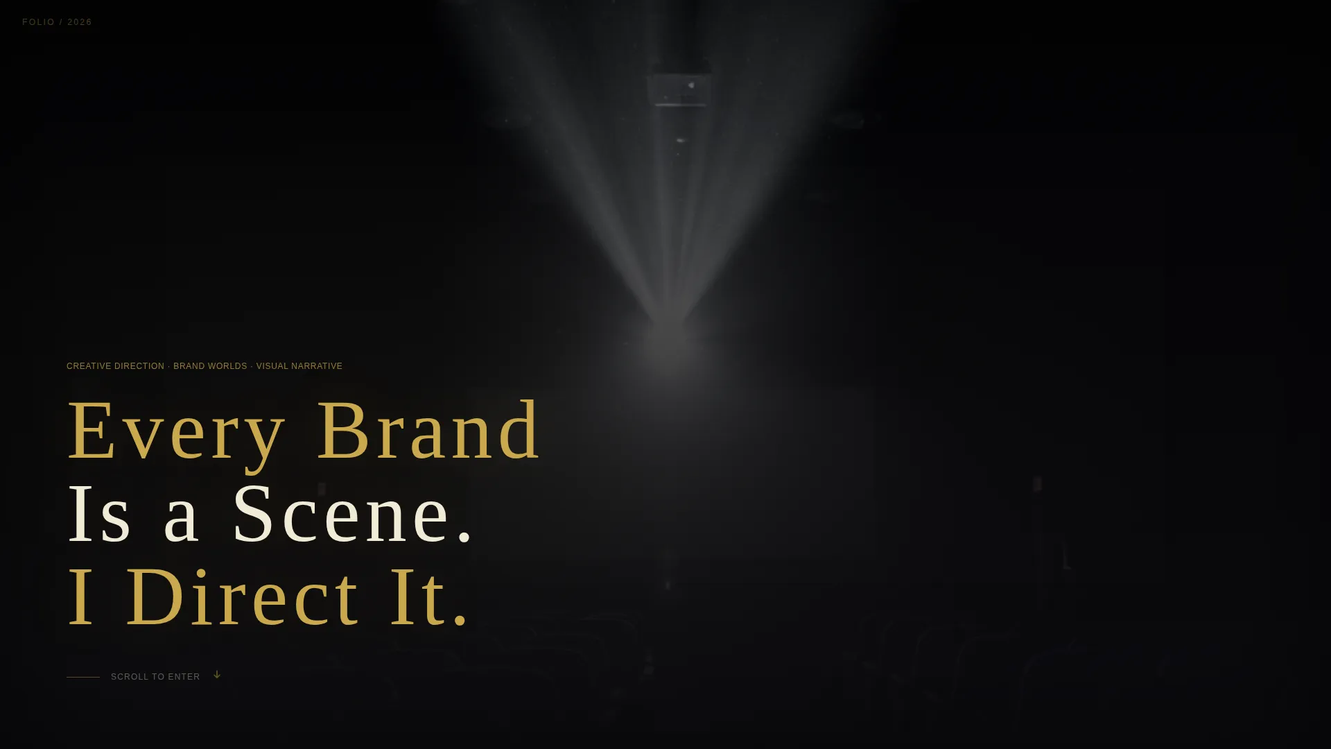 Creative Director Portfolio Expert Pre-Launch Website Template
