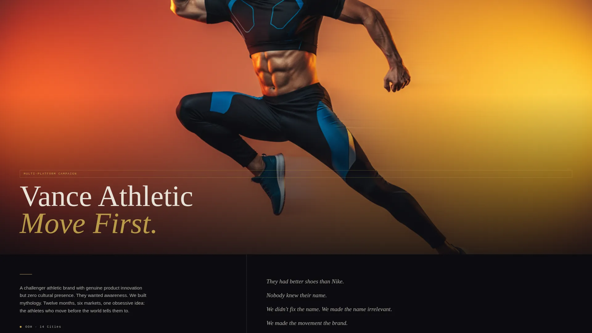 Creative Director Portfolio Advanced Pre-Launch Website Template