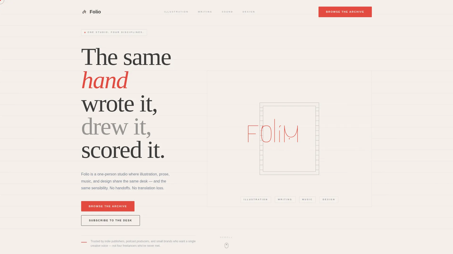 Multi-Discipline Portfolio Professional Website Template