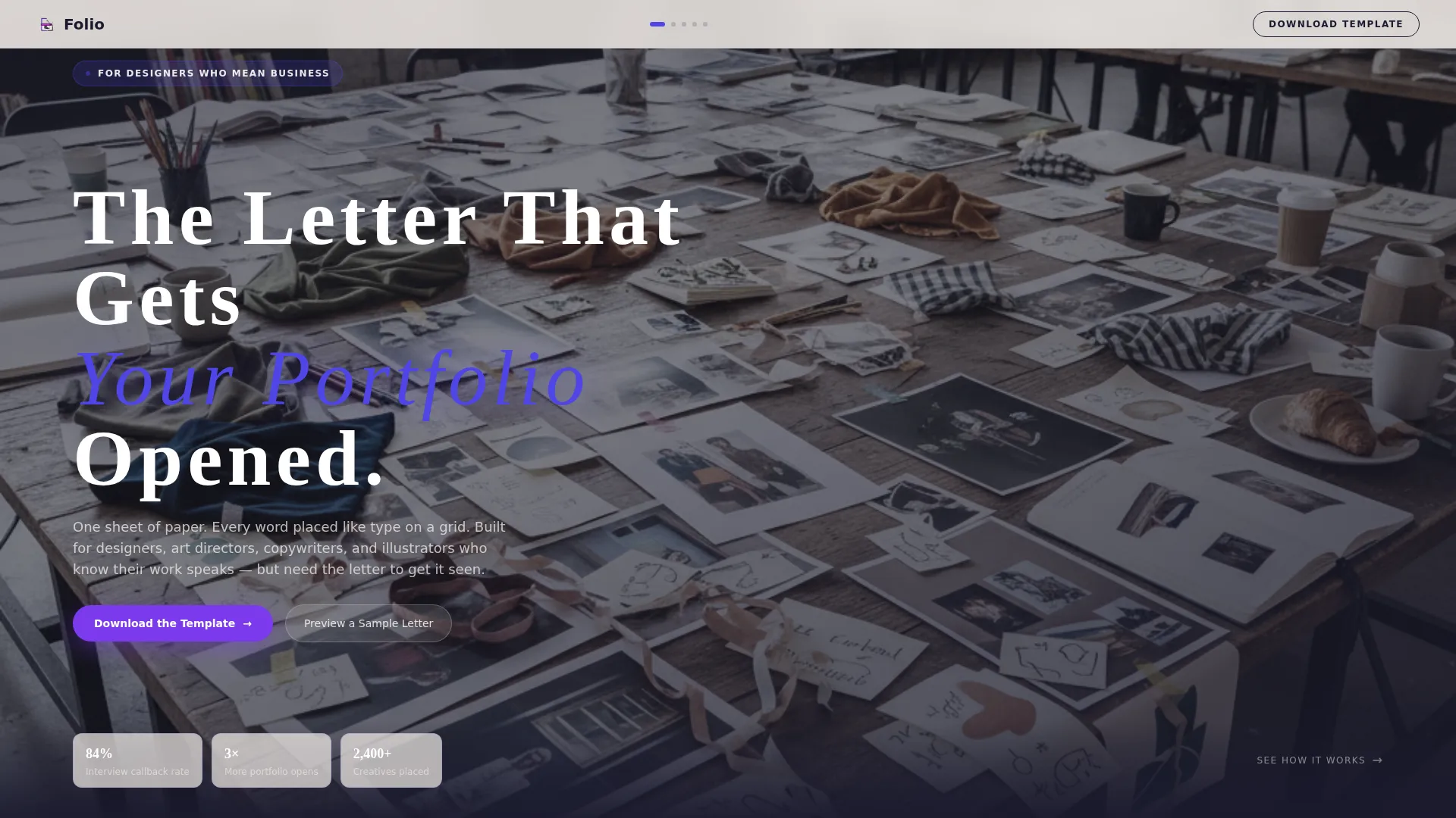 Creative Professional Career Directory Website Template