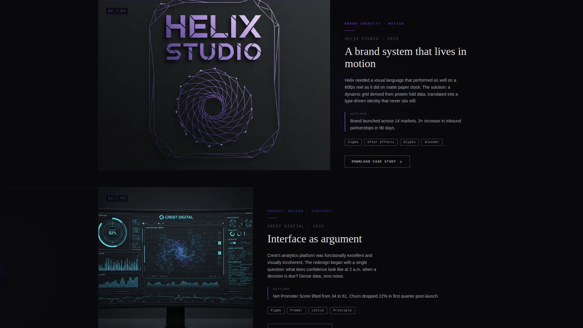 Creative Professional Career Portfolio Website Template