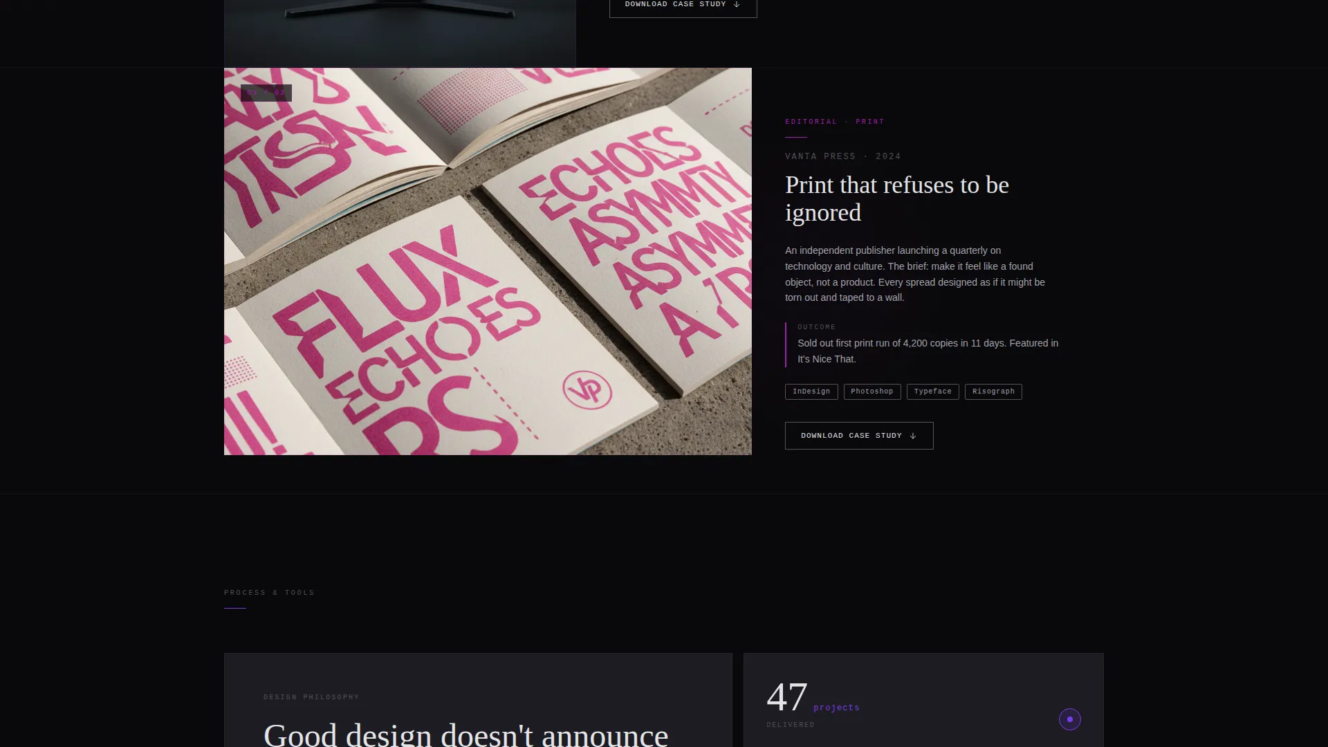Creative Professional Career Portfolio Website Template