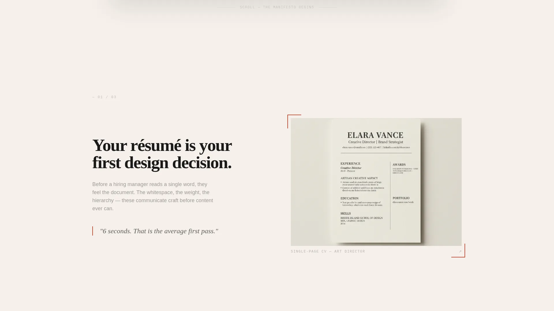 Creative Professional Career Blog Website Template