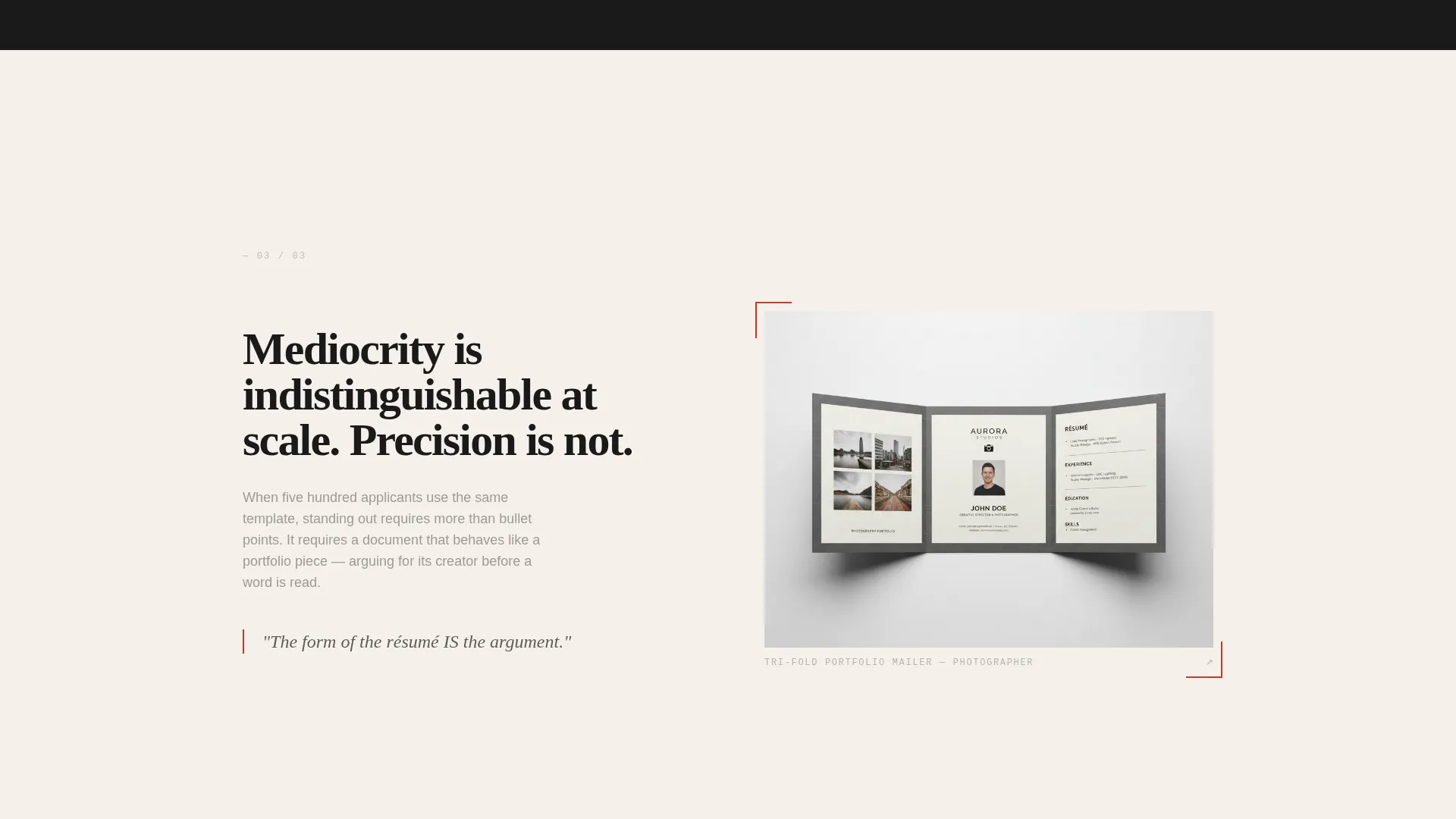 Creative Professional Career Blog Website Template