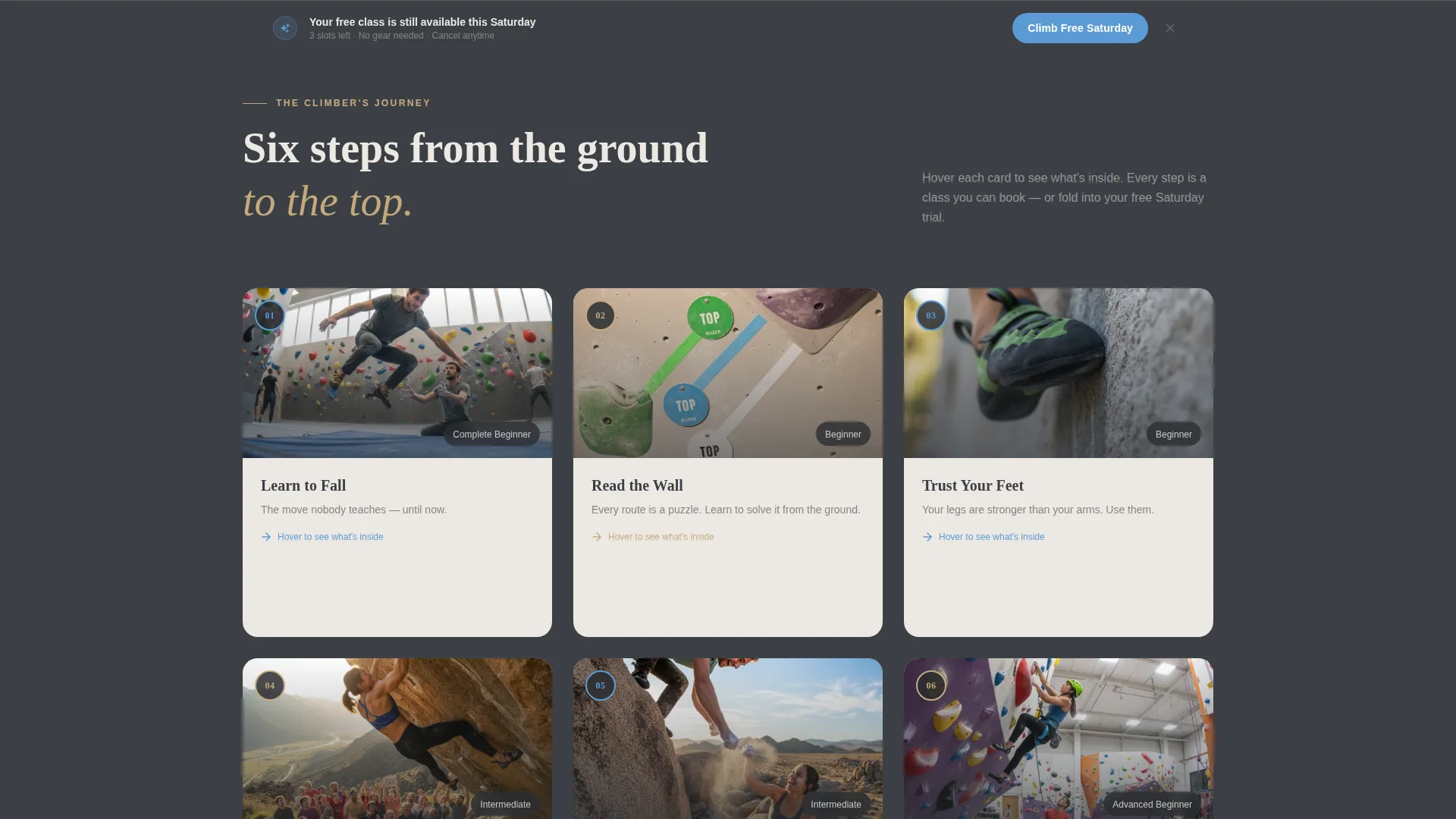 Outdoor & Adventure Education Specialist Professional Website Template