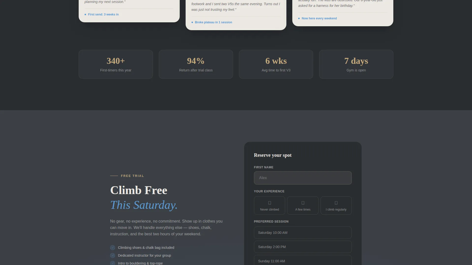 Outdoor & Adventure Education Specialist Professional Website Template
