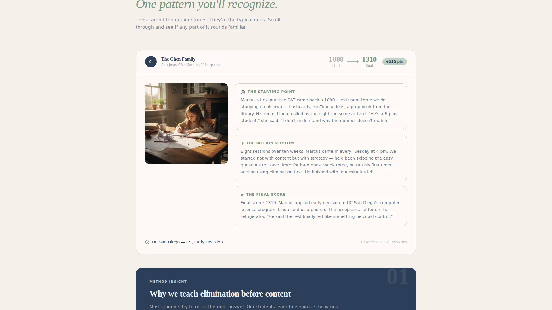 SAT & ACT Prep Tutoring Landing Page Template