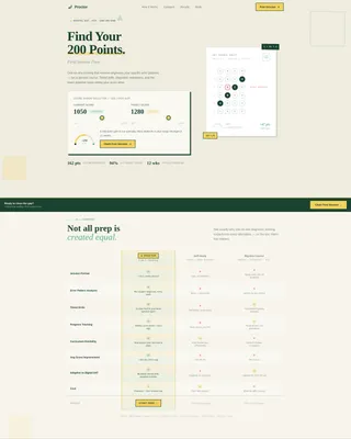 SAT & ACT Prep Tutor Landing Page Template