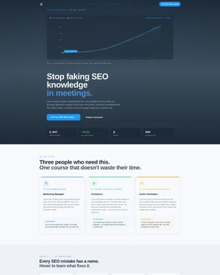 Online Skill Courses Specialist Professional Website Template