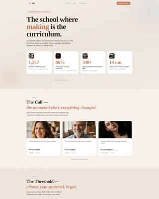 Art & Design School Advanced Professional Website Template