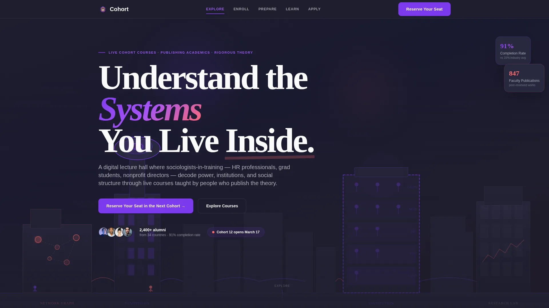 Sociology Education Professional Website Template