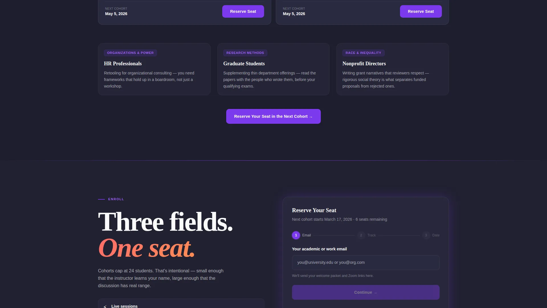 Sociology Education Professional Website Template