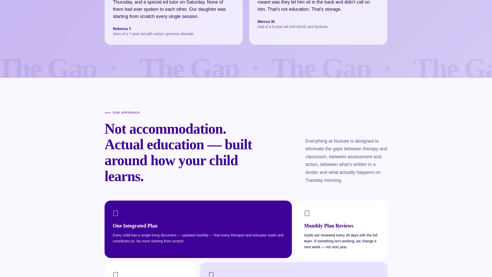 Special Education & Learning Center Booking Website Template