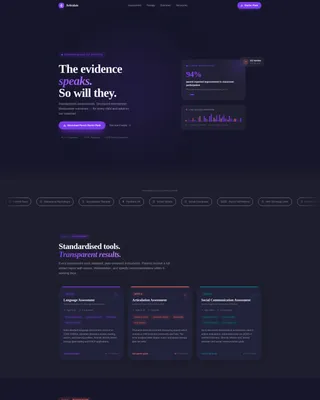 Special Education & Learning Center Specialist Professional Website Template