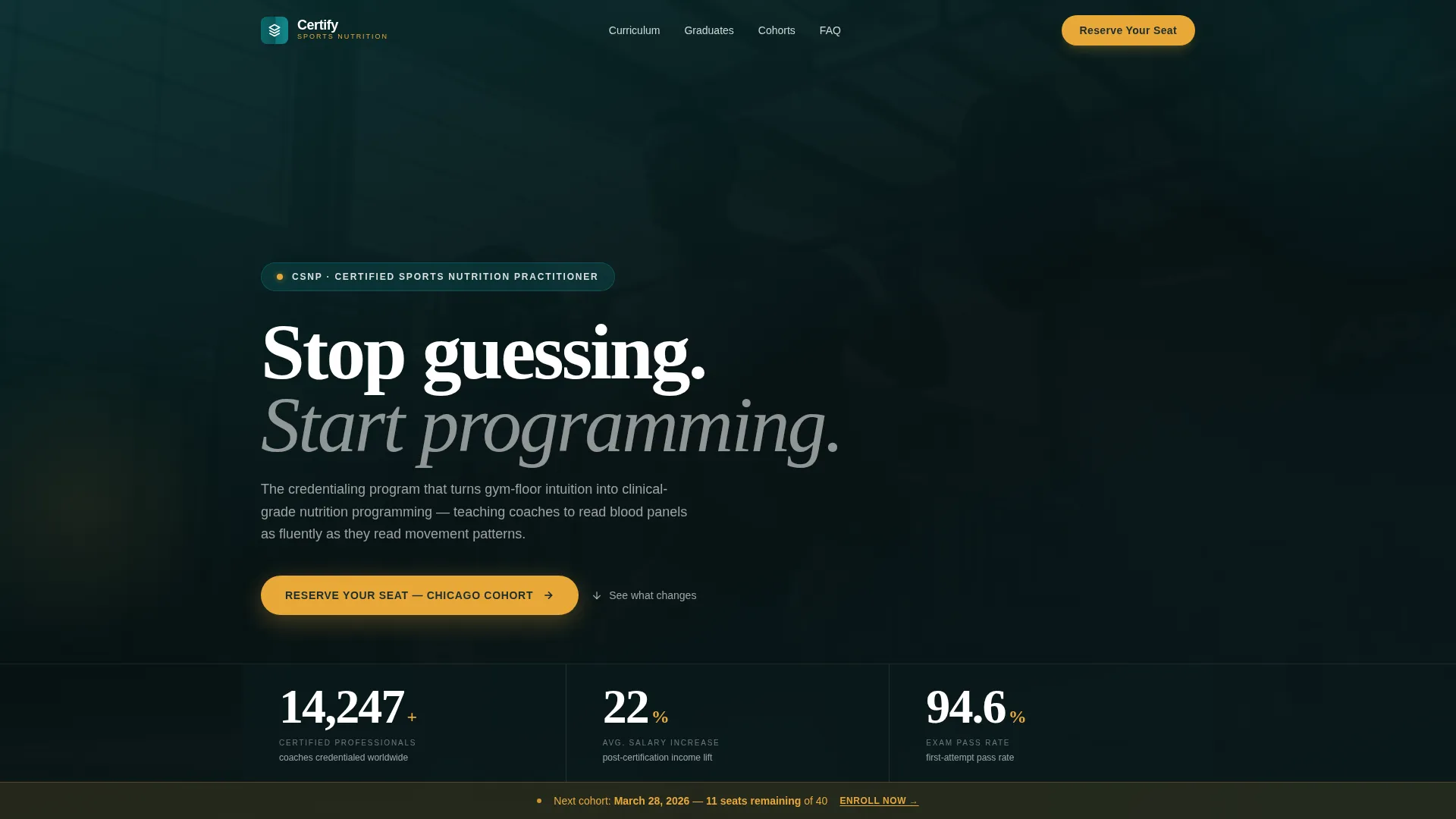 Sports & Fitness Training Specialist Professional Website Template
