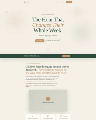 Local Religious & Theological Education Professional Website Template
