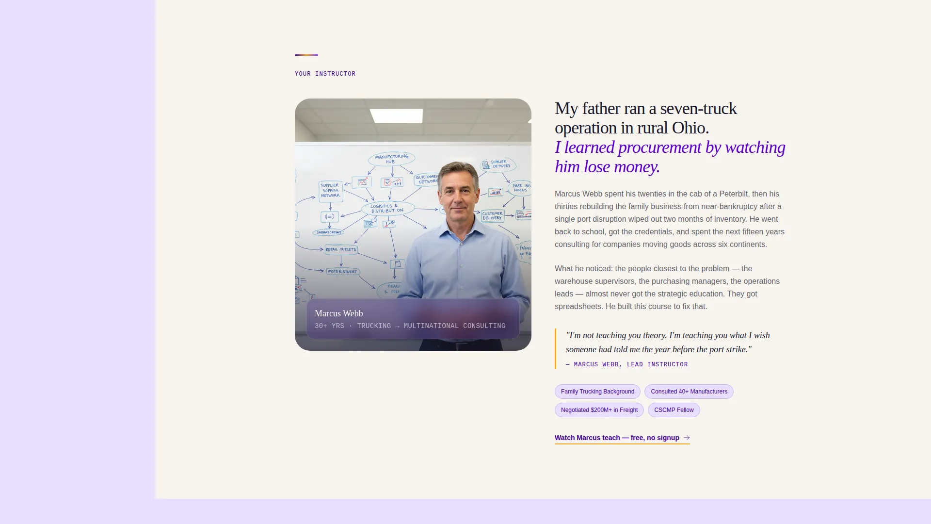 Intensive Supplychain Landing Page Template