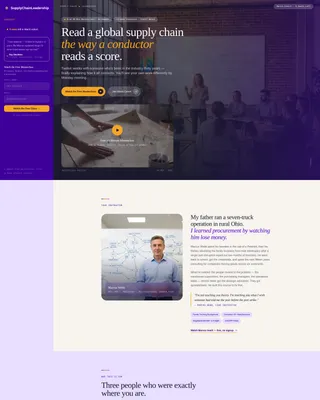 Intensive Supplychain Landing Page Template