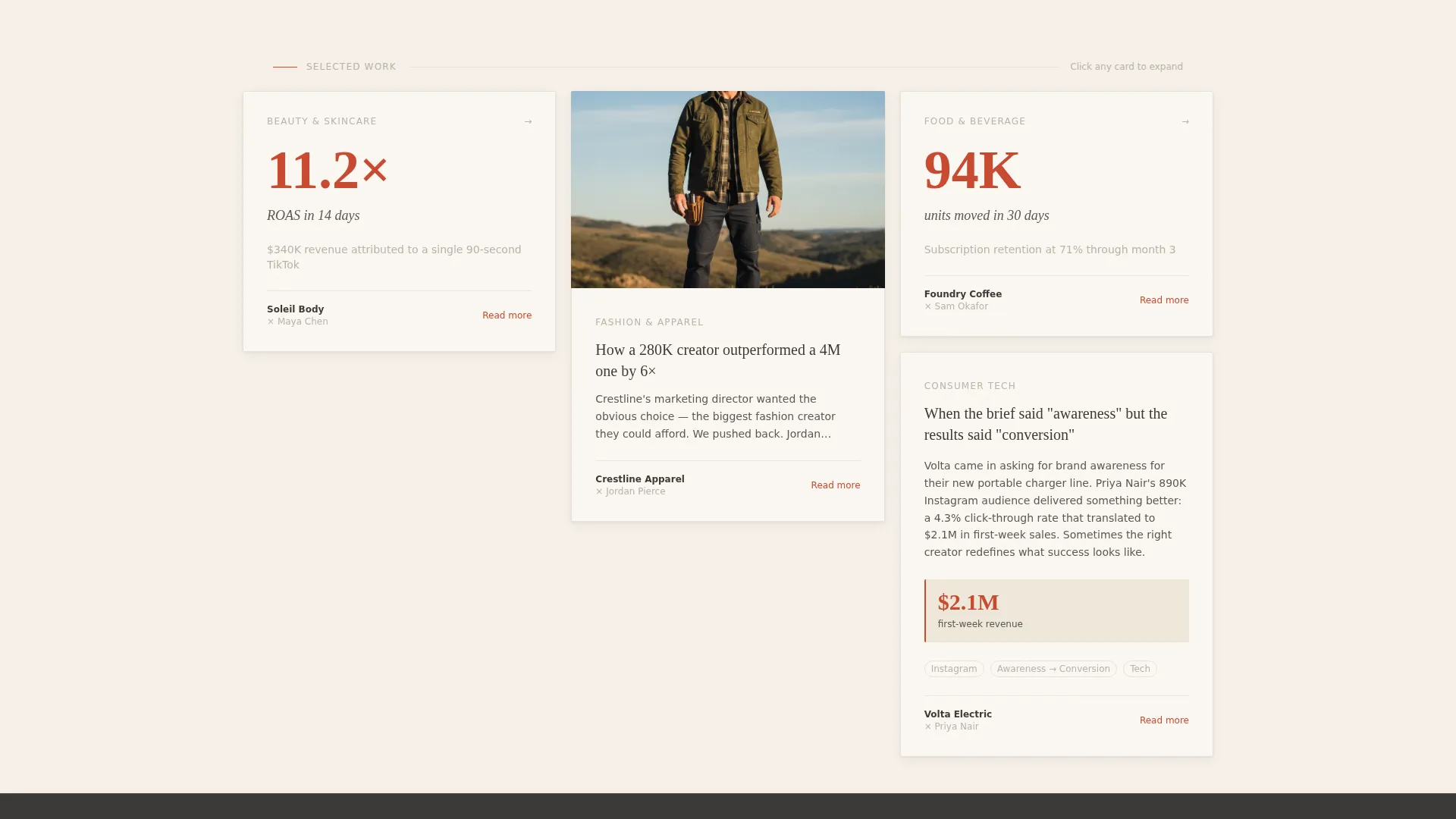Social Media & Influencer Agency Portfolio Website Template