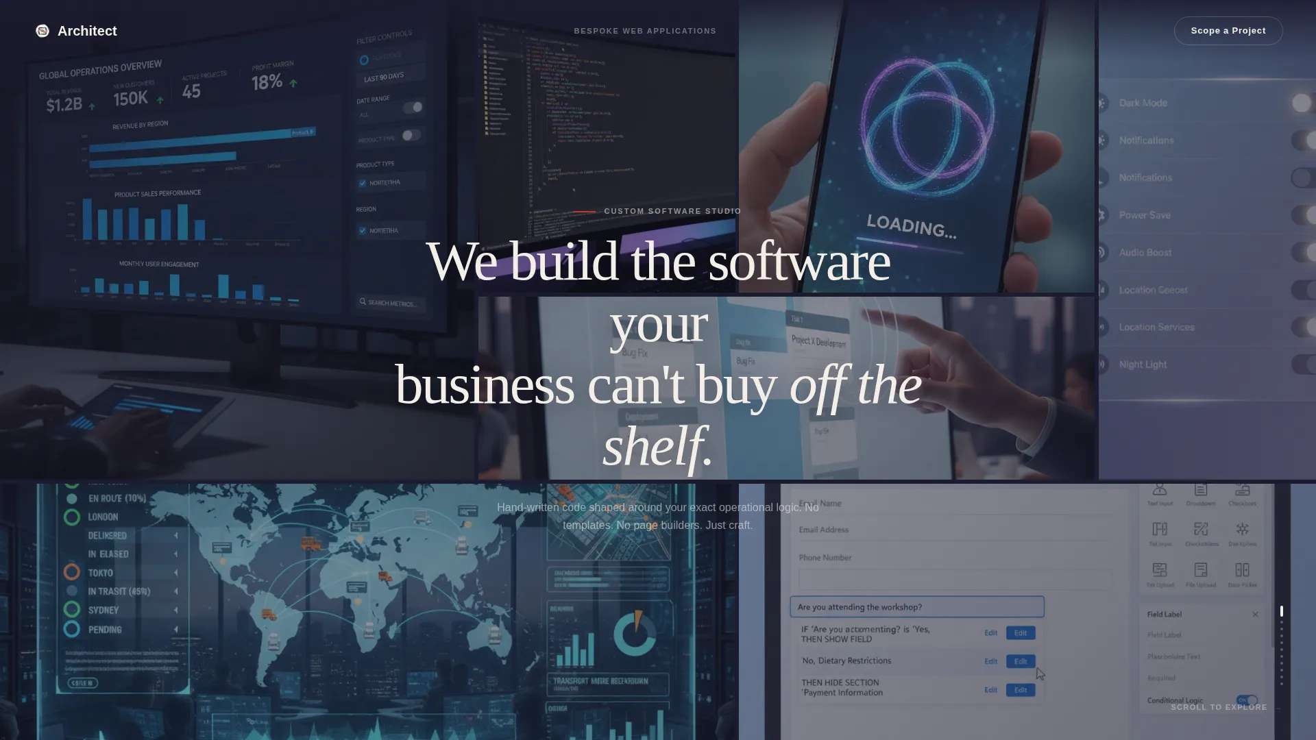 Web Development Agency Portfolio Website Template