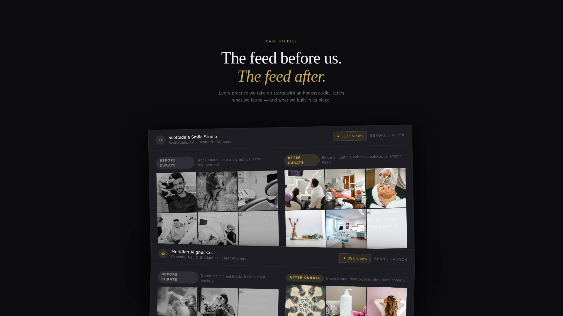 Dental Marketing & Agency Pricing Website Template