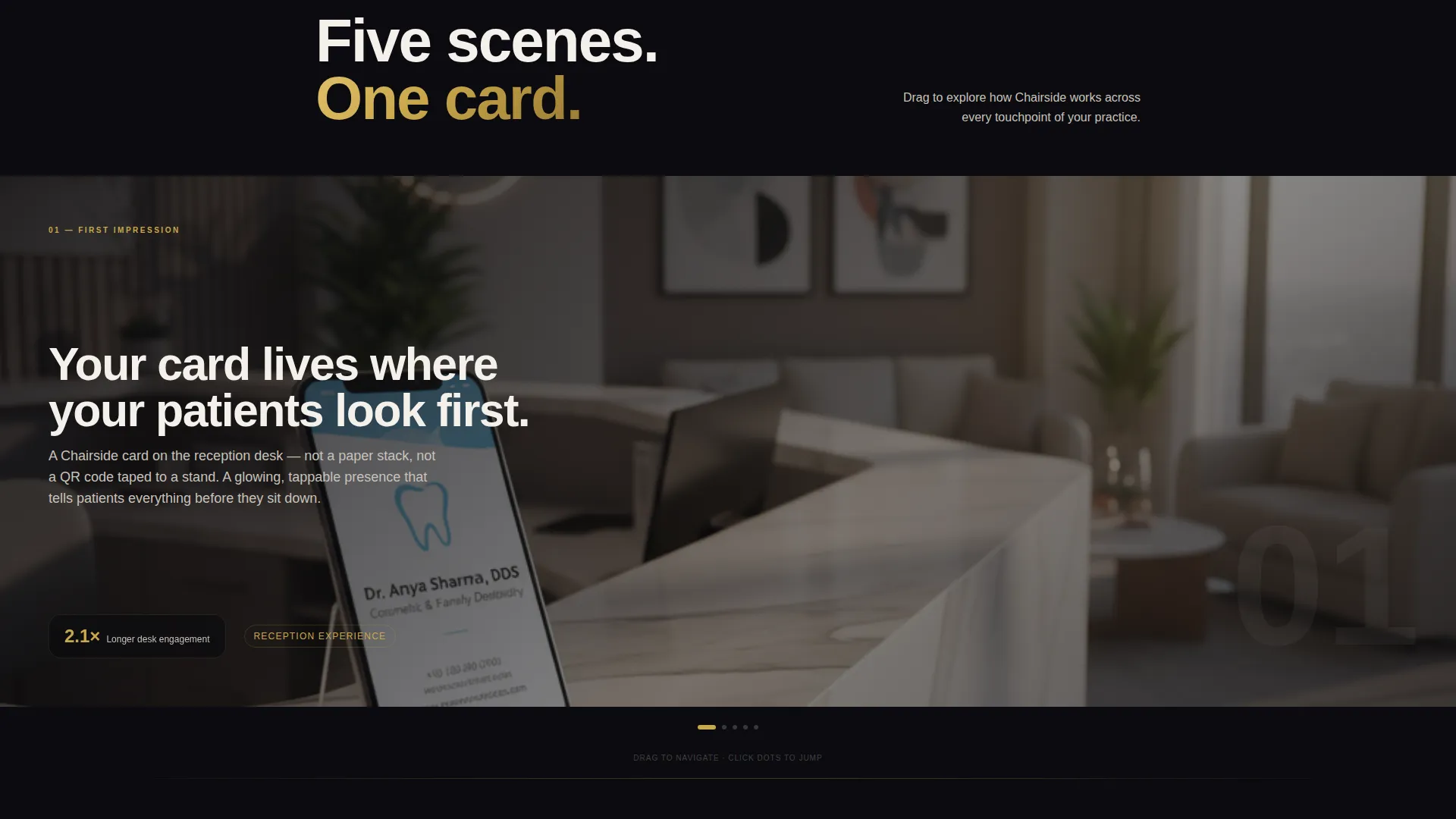 Dentist Profile Booking Website Template