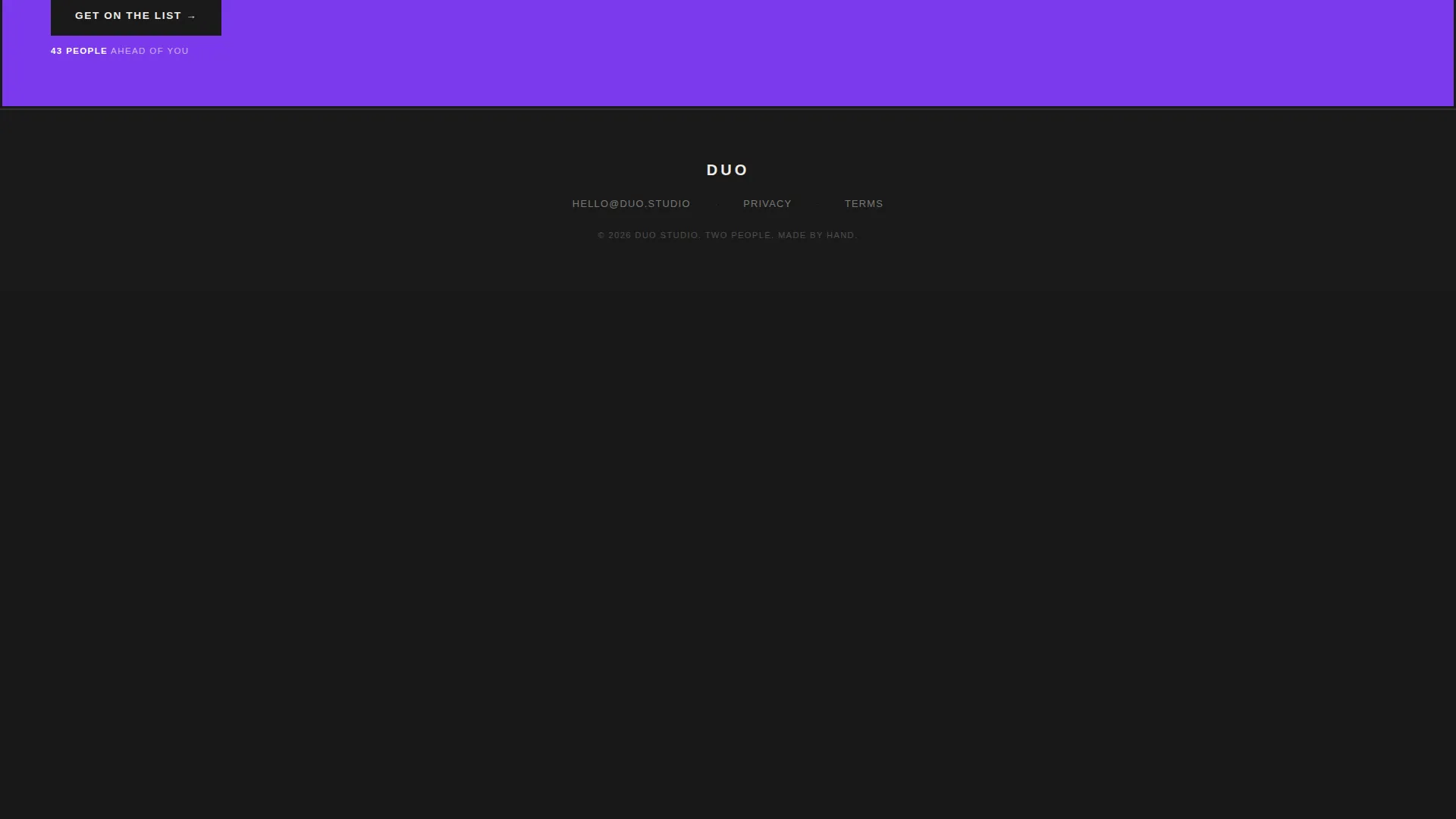 Multi-Discipline Portfolio Pre-Launch Website Template