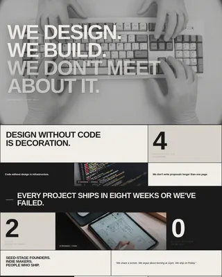 Multi-Discipline Portfolio Pre-Launch Website Template